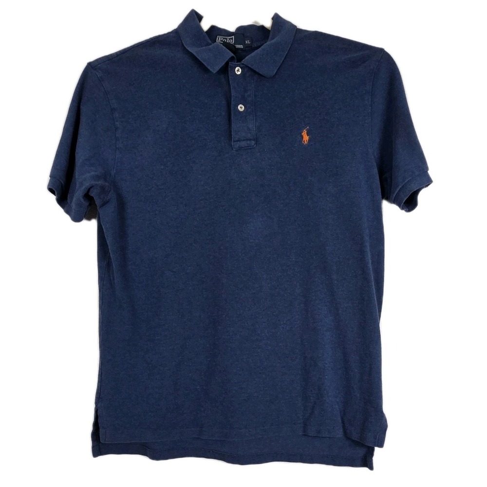 Polo Ralph Lauren Men's Short Sleeve Polo Shirt XL Navy Blue